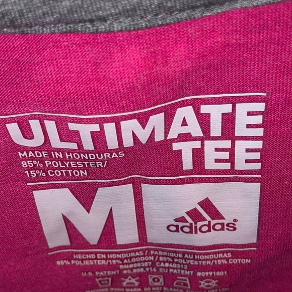 Adidas - Pink Ultimate Tee - Picture 2 of 2